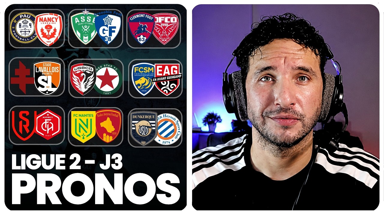 🇫🇷 MES PRONOSTICS LIGUE 2 - 3e JOURNÉE | Je prends de gros risques ! 🔥 cover art