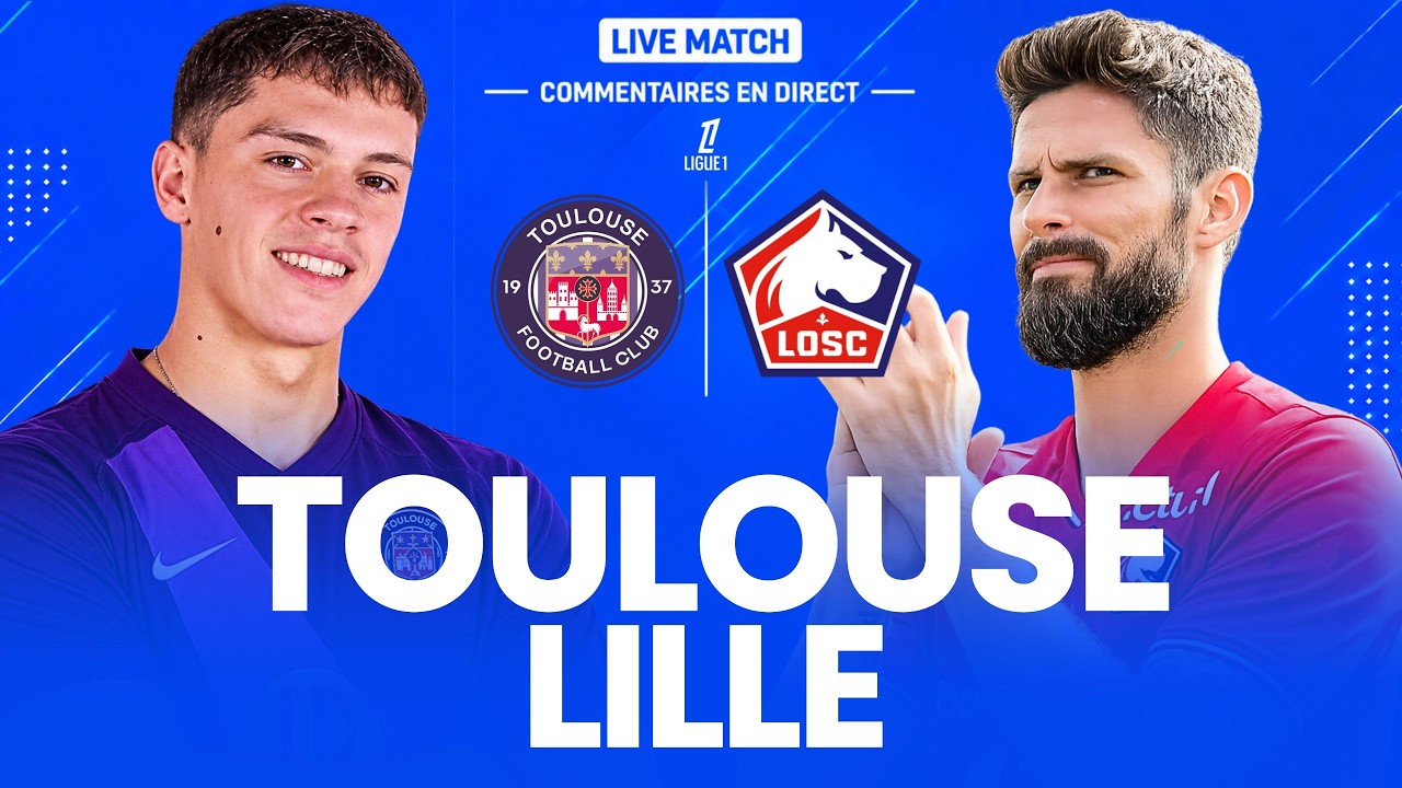 🔴 TOULOUSE 0-1 LILLE LIVE / LIGUE 1 / LES DOGUES VONT-ILS FRAPPER FORT ? (direct) 🔥 cover art
