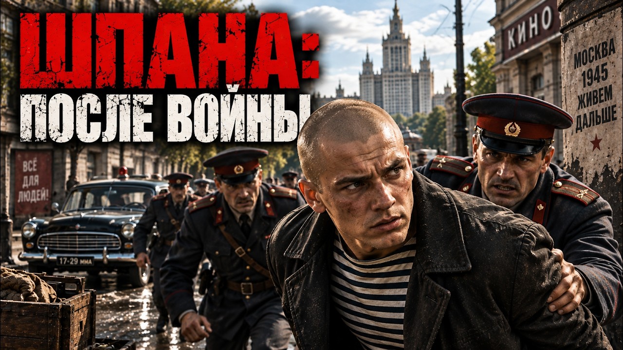 📖 Аудиокнига полная : ШПАНА " ПОСЛЕ ВОЙНЫ " / Военные Истории / Реальные События👍 cover art