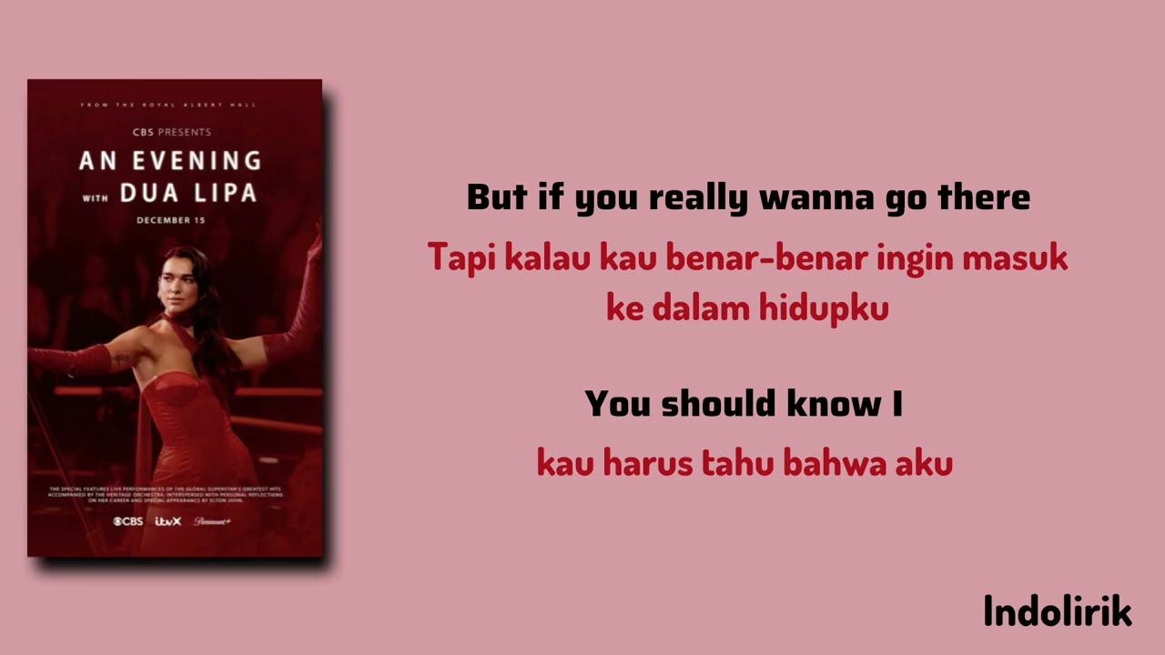 Training Season (Live from the Royal Albert Hall) - Dua Lipa | Lirik Terjemahan Indonesia cover art