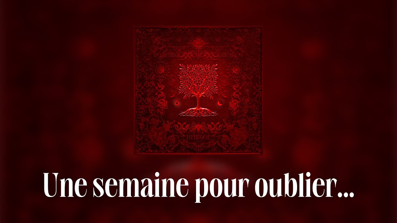 Dadju & Tayc - Une semaine pour oublier... (Lyrics video) cover art