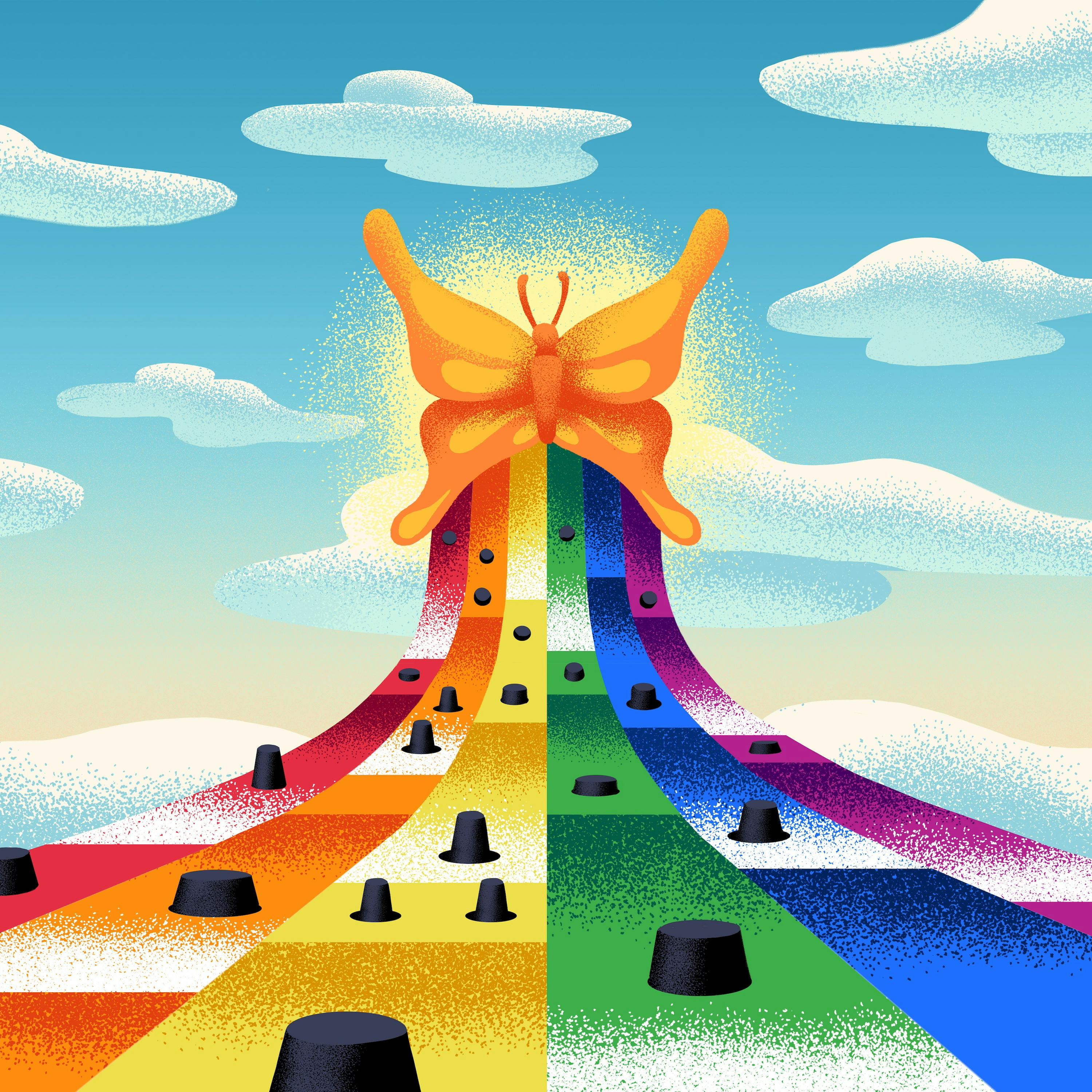 Butterfly in the Synth: Reading Rainbow’s Magical Theme Song cover art