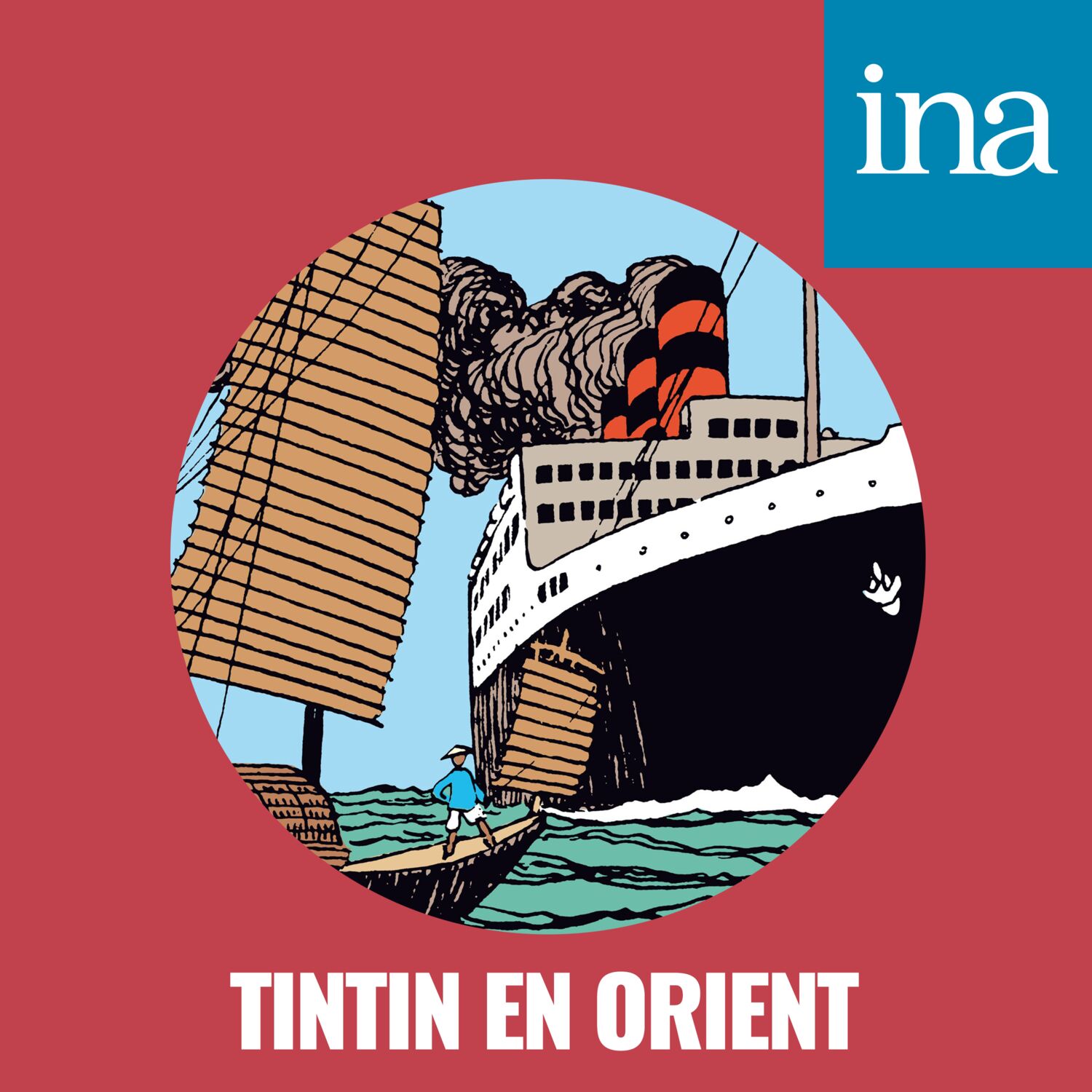 Tintin en Orient cover art