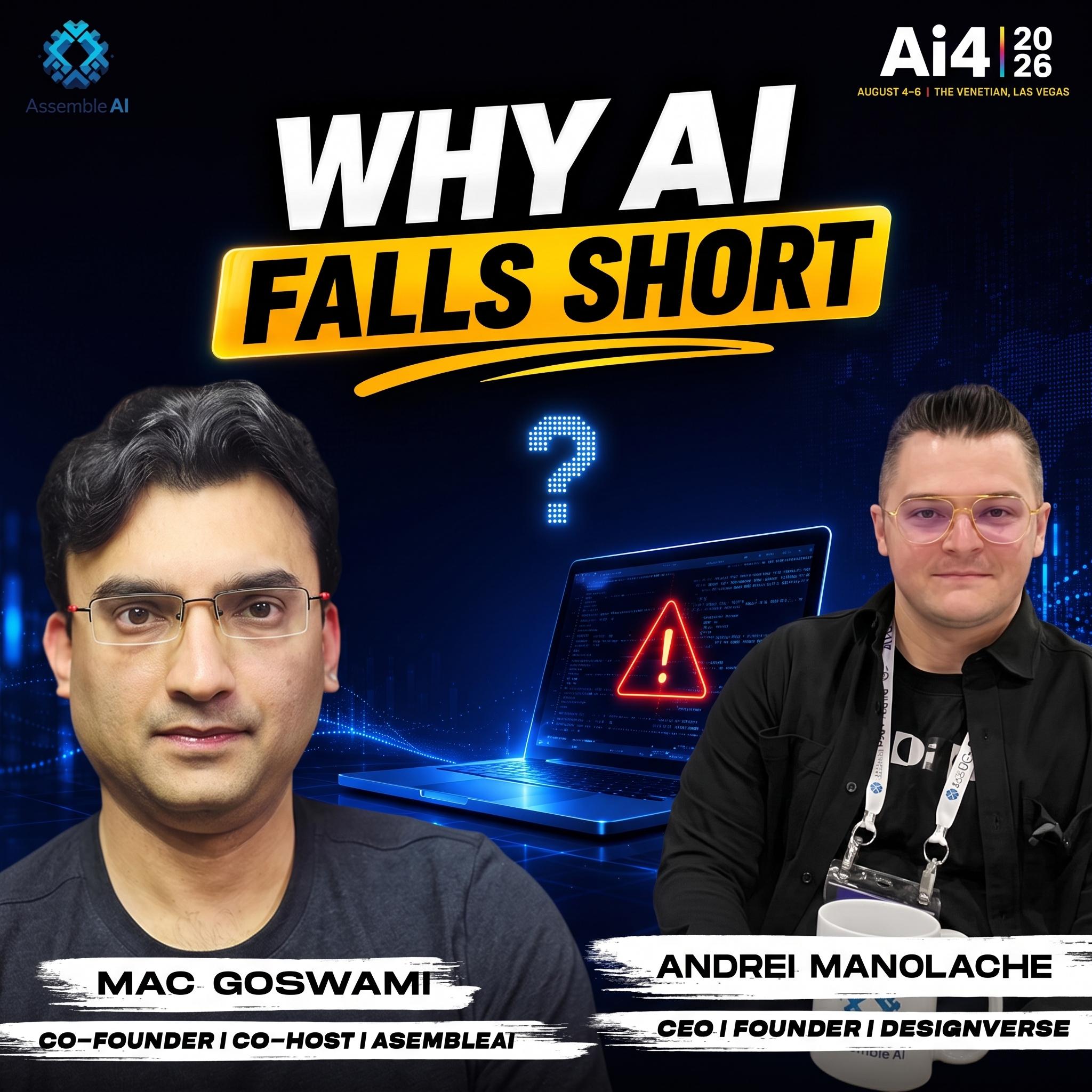 EP 57: Ai4 Podcast - Why "The Context Layer" Is What Enterprise AI Is Actually Missing | Andrei Manolache, Designverse cover art