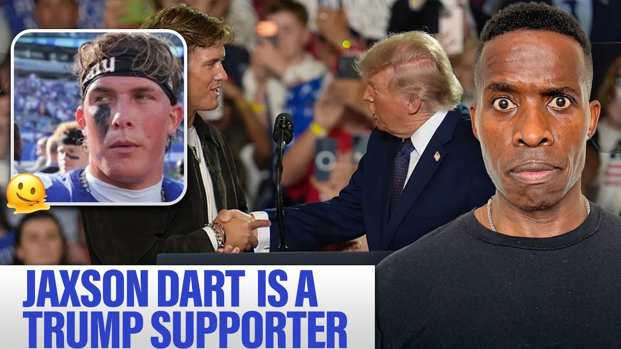 Jaxson Dart Went To A Trump Rally… He Chose The Wrong Sport To Do This! cover art
