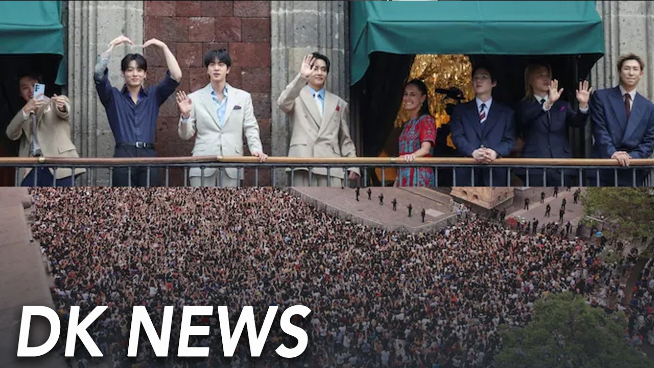 BTS gathers insane crowd in Mexico / Met Gala Dress Reviews | DK NEWS cover art