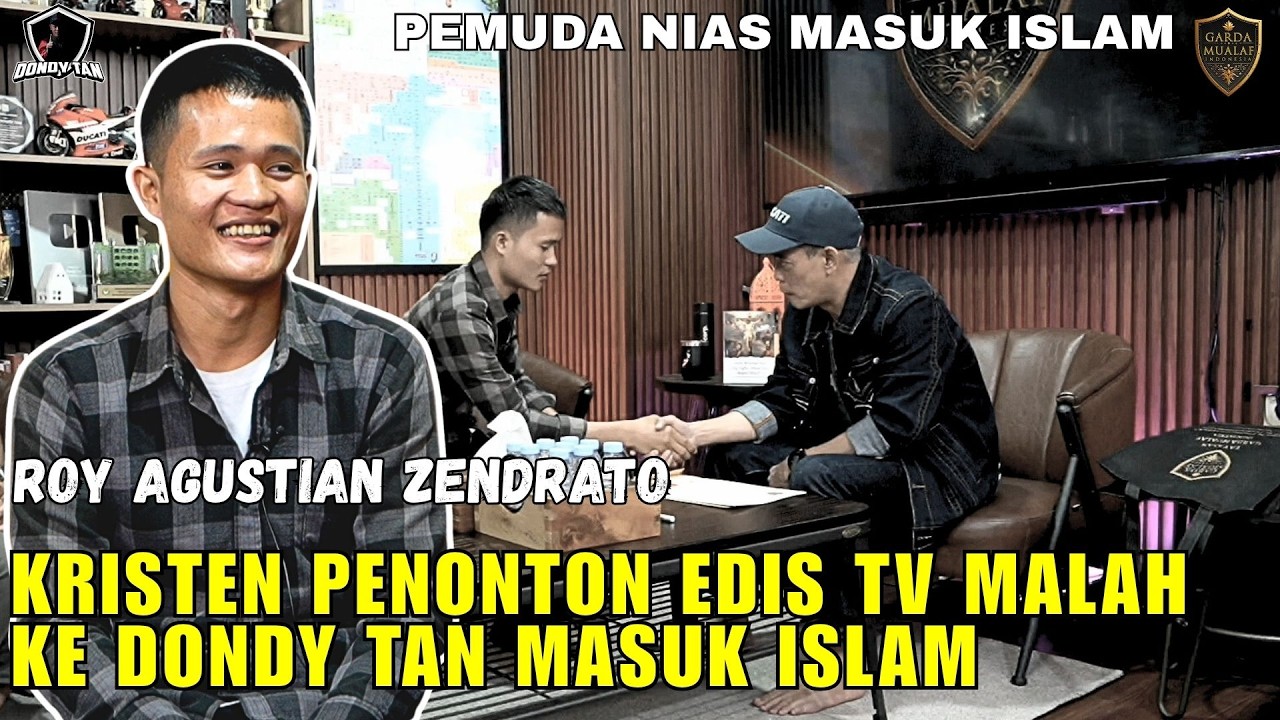 KRISTEN PENONTON EDIS TV MALAH KE DONDY TAN MASUK ISLAM - Roy Agustian Zendrato cover art