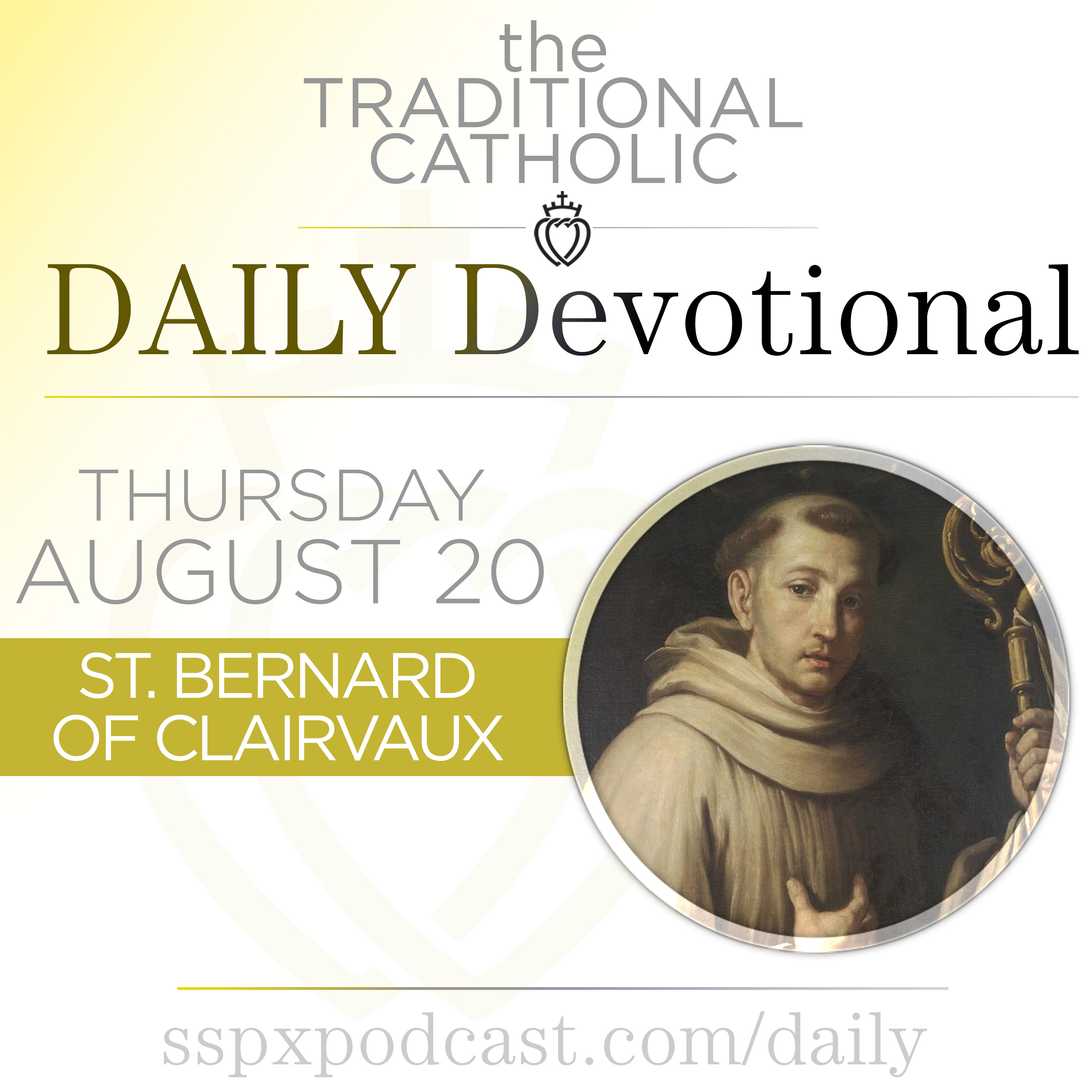 Aug 20 – S Bernard of Clairvaux cover art