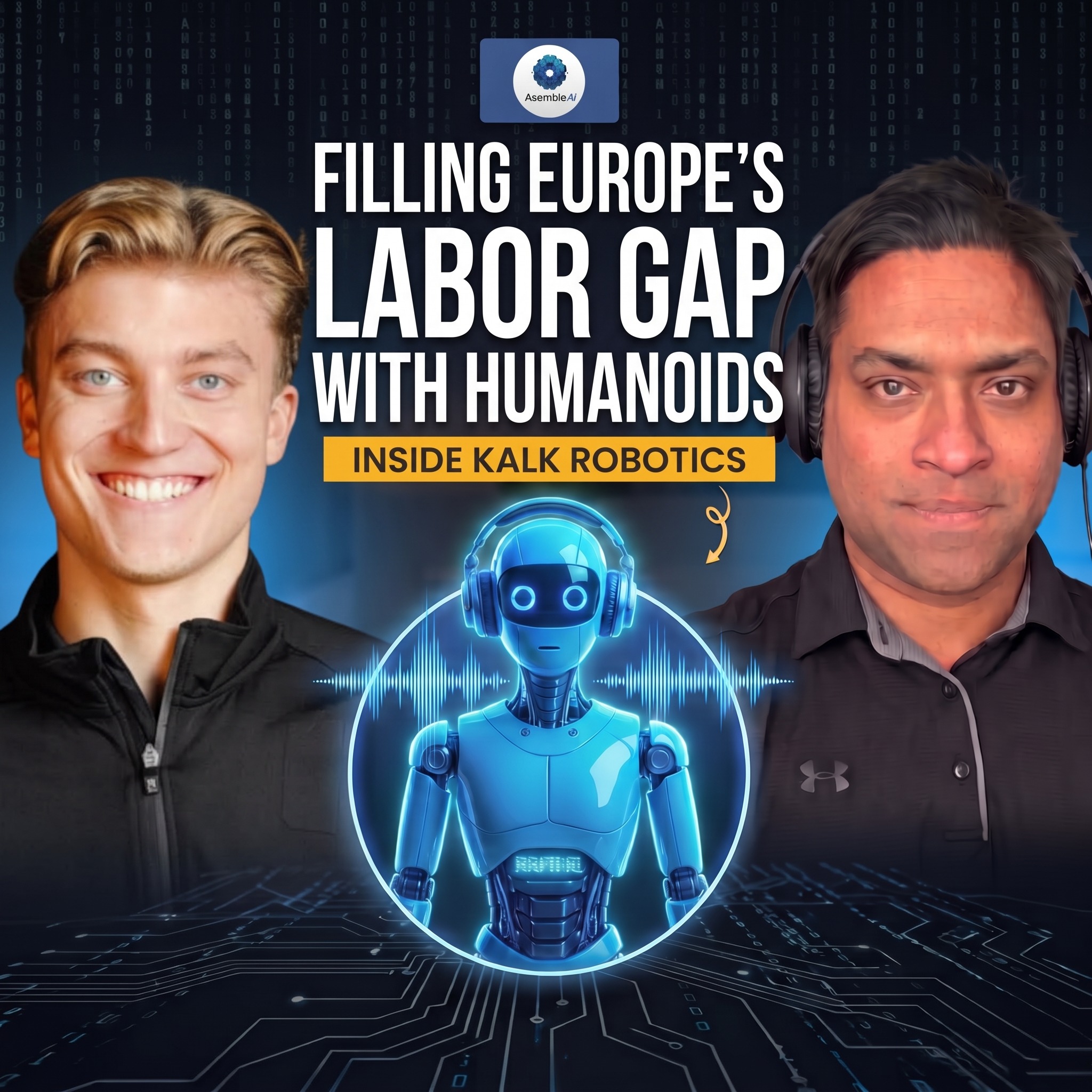 EP 68: Filling Europe's Labor Gap with Humanoids | Olle Bergstedt, CEO, Kalk Robotics cover art