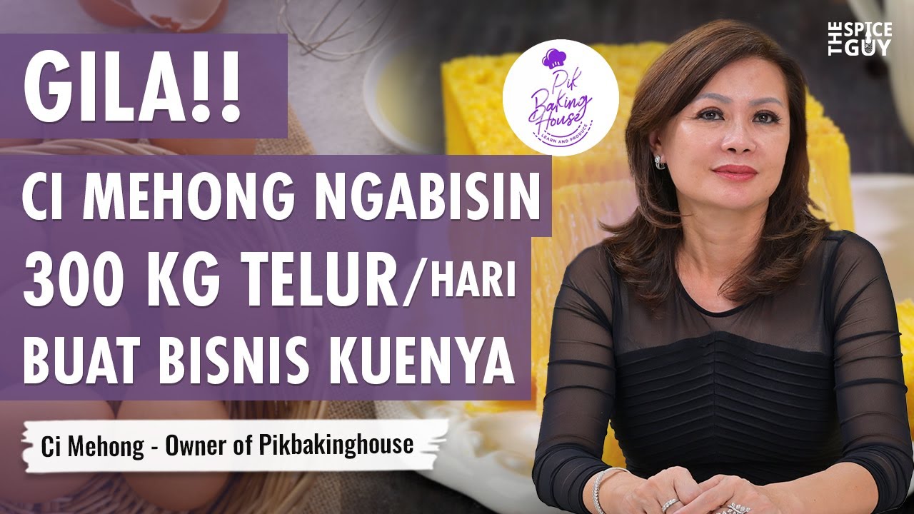 Pikbaking House Viral, Ci Mehong Pakai 300 KG Telur Sehari - Podcast The Spice Guy #66 cover art