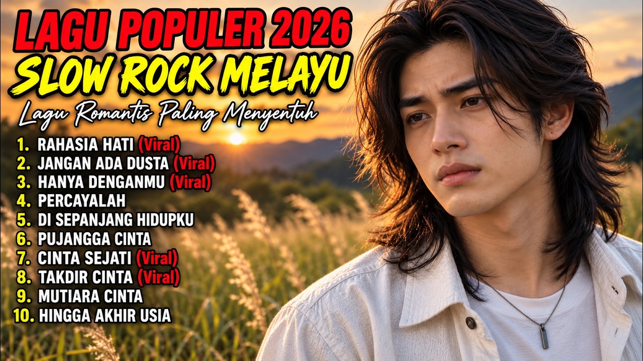 SLOW ROCK MELAYU TERBAIK 2026 / JANGAN ADA DUSTA / Full Album Lagu Malaysia Paling Menyayat Hati cover art