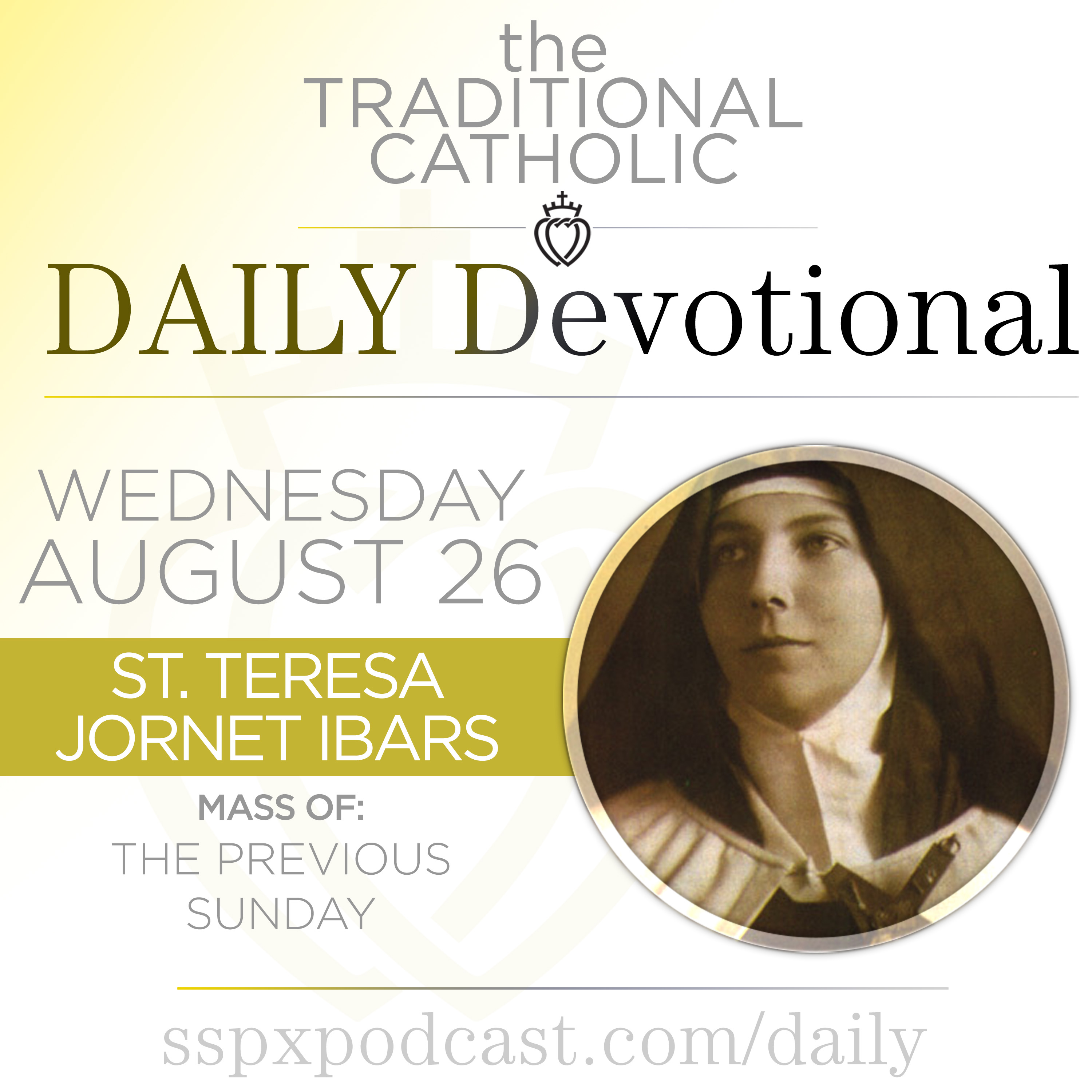 Aug 26 – Feria / S Teresa of Jesus Jornet Ibars cover art