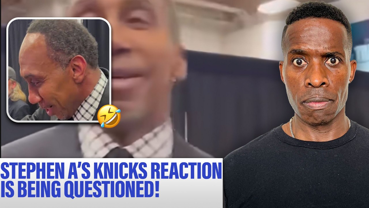 Stephen A Smith’s Reaction To The Knicks Winning Is Being Questioned. 😂 cover art