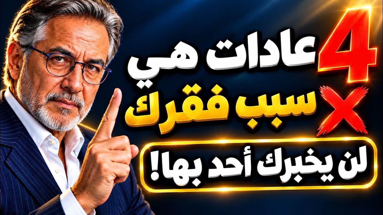 روبرت كيوساكي: 4 عادات هي سبب فقرك (ولن يخبرك أحد بها!) cover art