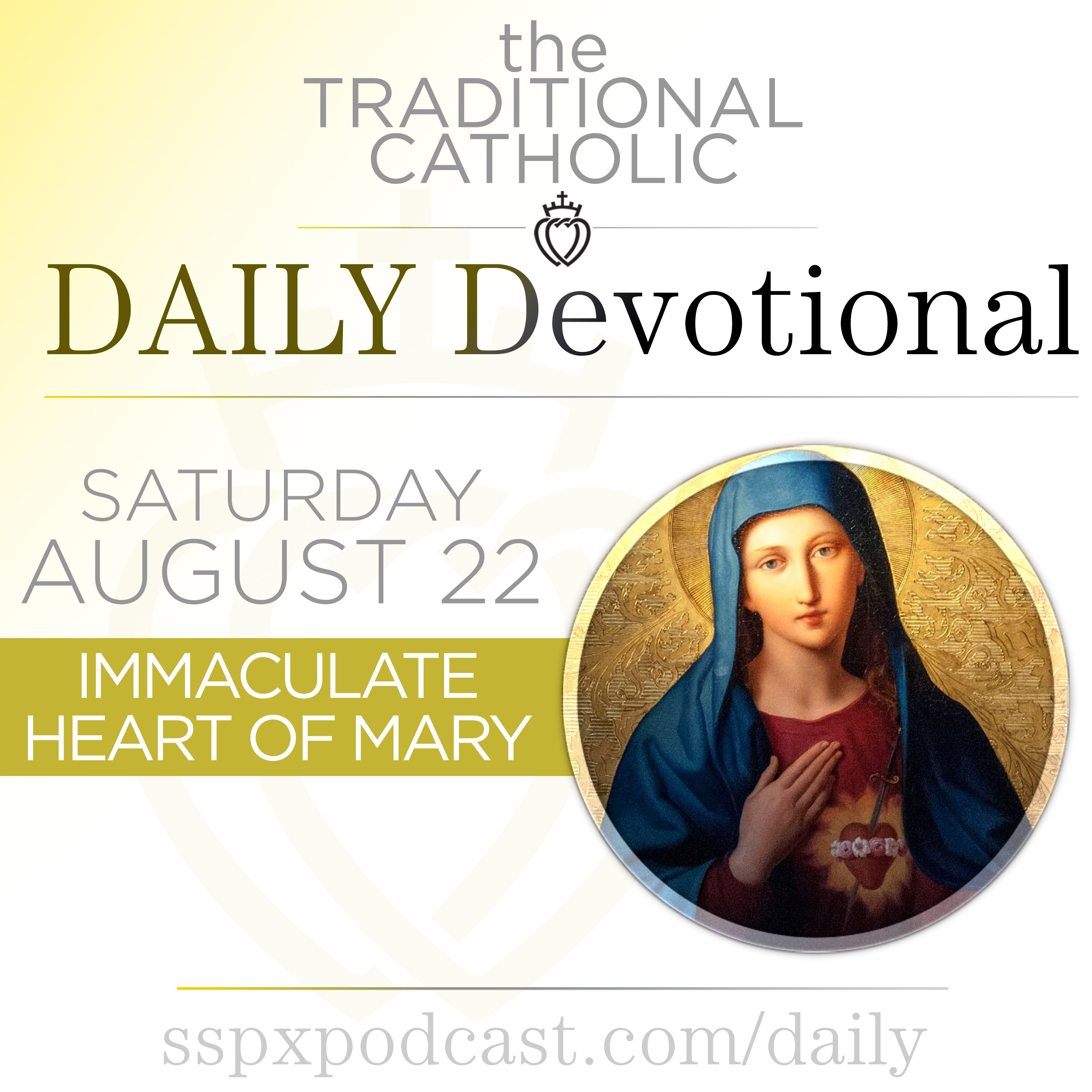 Aug 22 – Immaculate Heart of Mary cover art