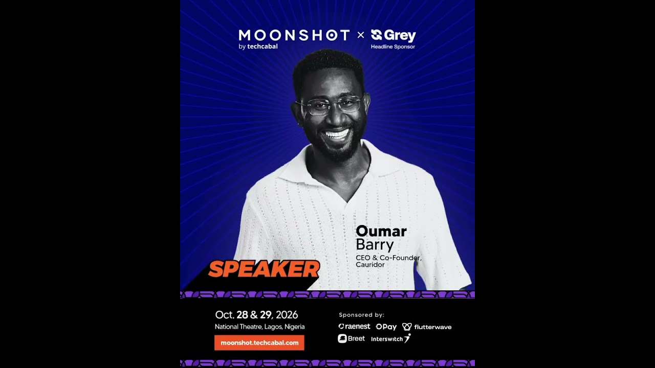 Moonshot Speaker Alert! Oumar Barry will be speaking at Moonshot cover art