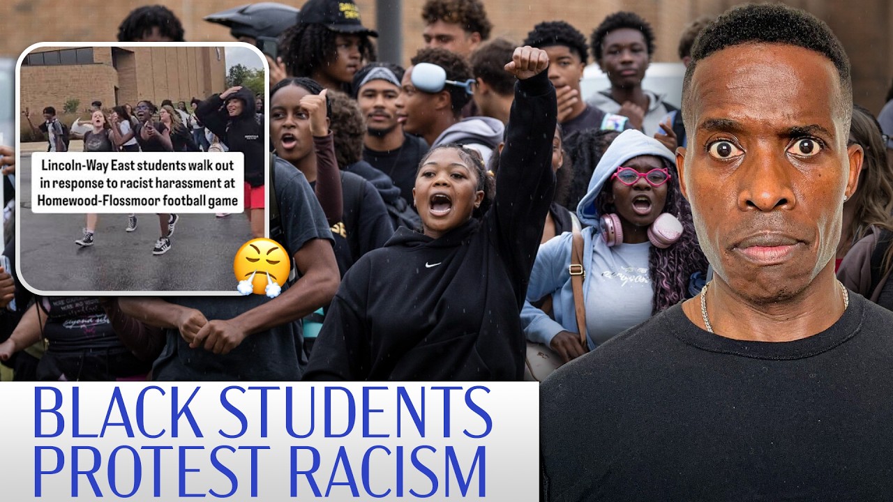 Black Students Walk Out Over Racist Comments cover art