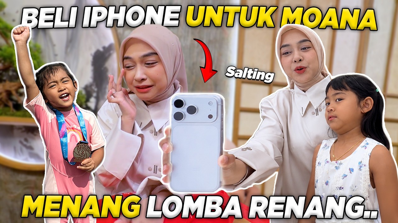 BELI iPhone 17 UNTUK MOANA MENANG LOMBA RENANG!!!! cover art
