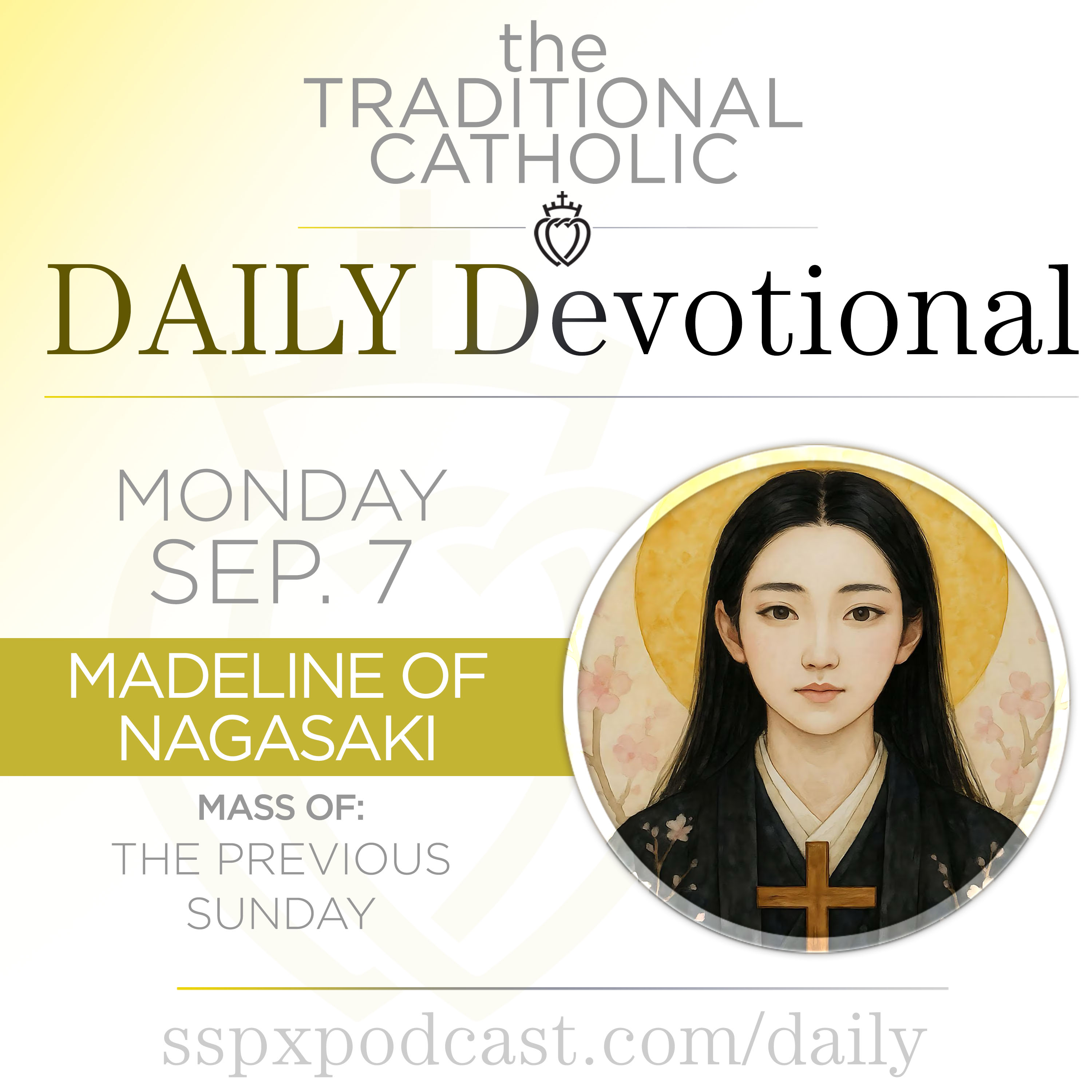 Sep 7 – Feria / S Magdalene of Nagasaki cover art