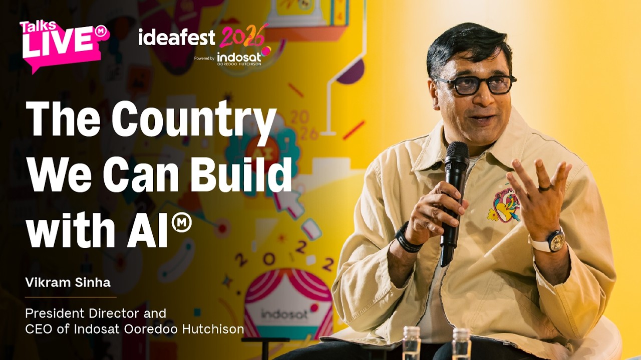 Human-Led Technology and AI in Today's Indonesia With Vikram Sinha | Makna Talks x IdeaFest 2026 cover art
