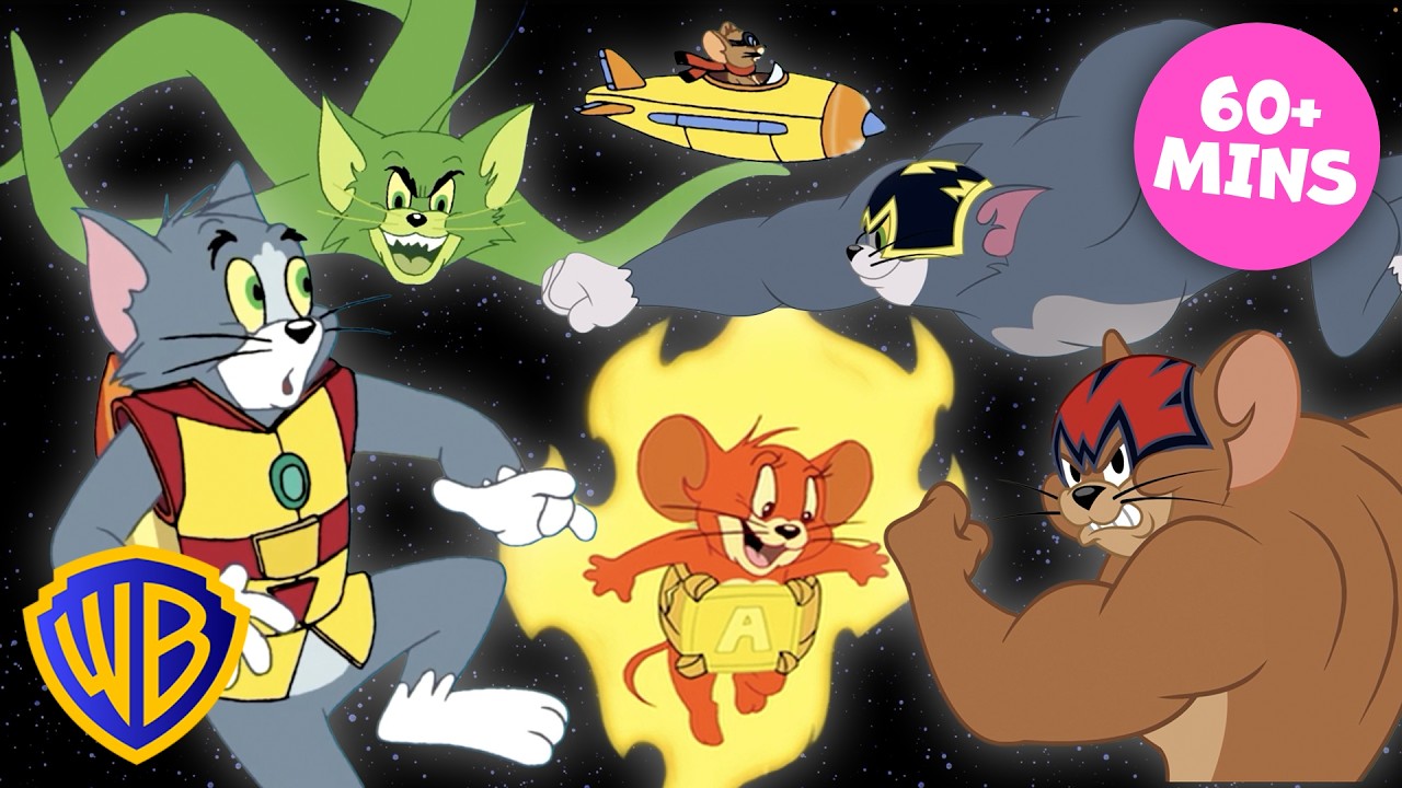 Superhero Adventures! 🦸u200d♀️✨ | Tom & Jerry MEGA COMP | @wbkids cover art
