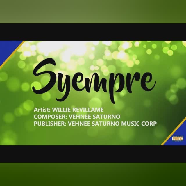 Willie Revillame - Syempre (Official Lyric Video) cover art