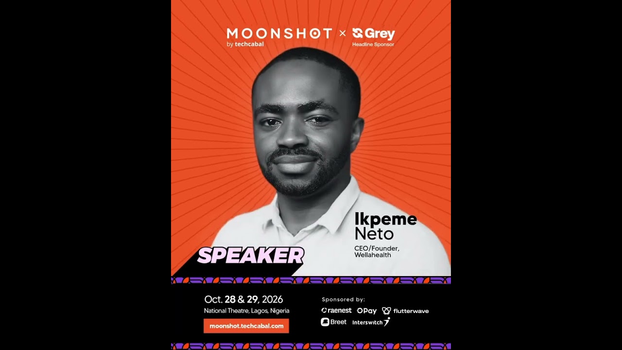 Moonshot Speaker Alert! Ikpeme Neto CEO,Wellahealth will be speaking at Moonshot cover art