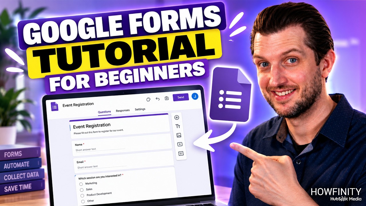 Google Forms Tutorial For Beginners cover art