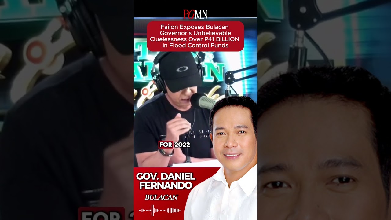 Ted Failon Exposes Bulacan Governor’s Startling Cluelessness Over ₱41 Billion in Flood Control Funds cover art