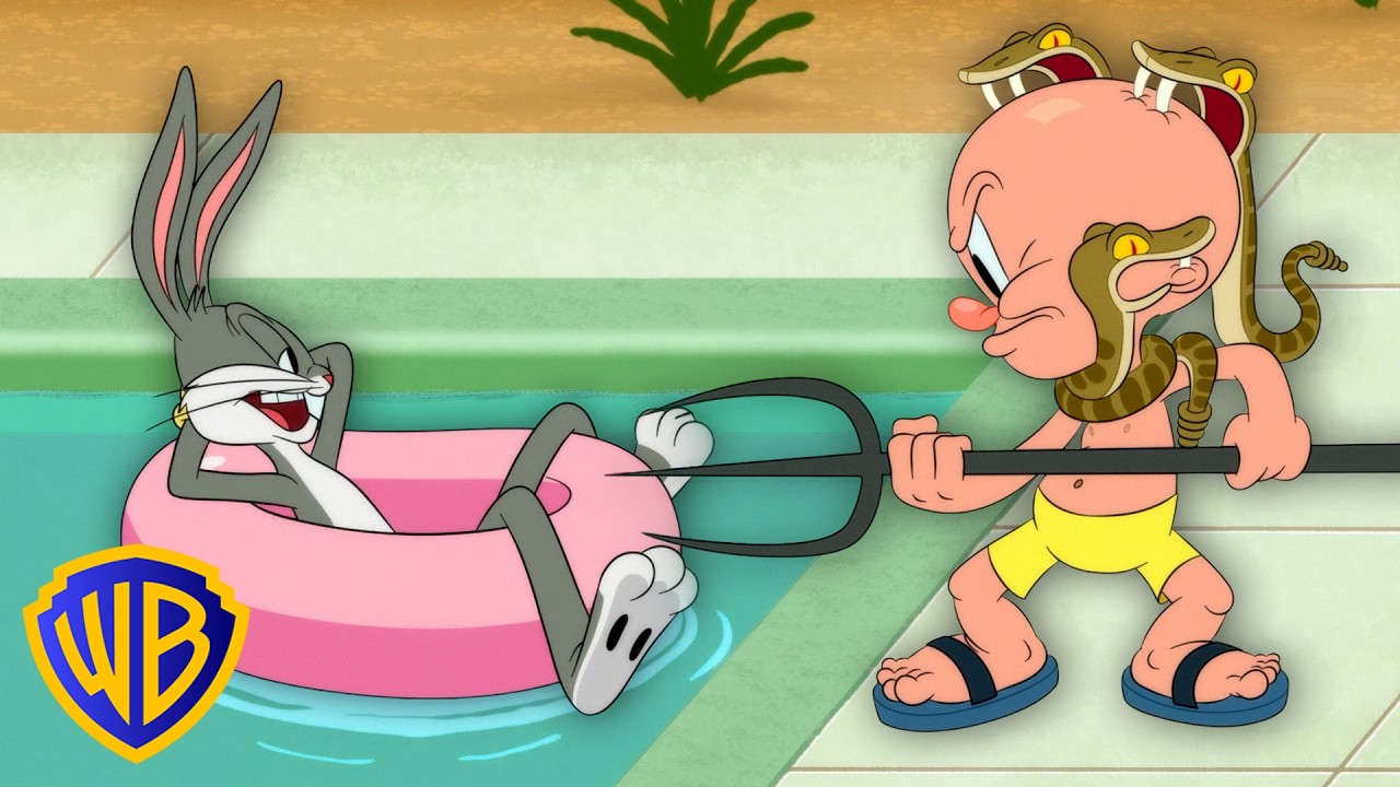 Bugs Bunny's EPIC Pool Day! 💦🐰 | Looney Tunes Cartoons | @wbkids cover art