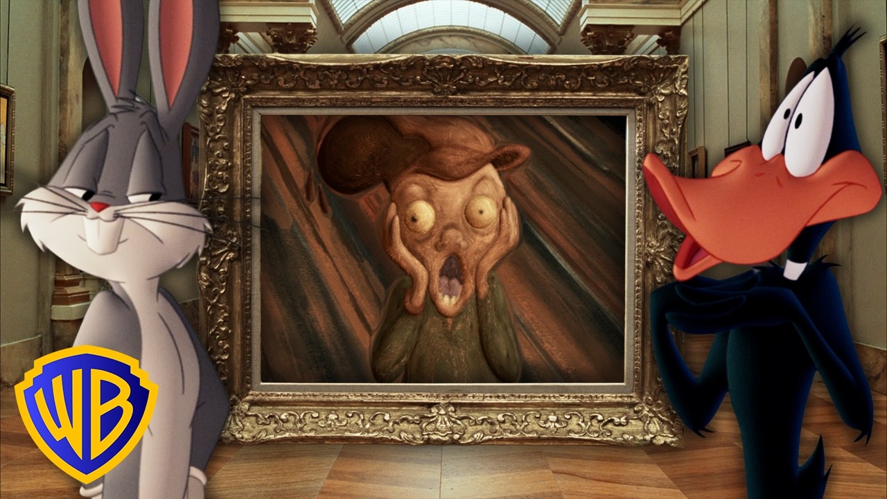 Elmer Fudd is THE SCREAM?! 😱 Art Tour with Bugs & Daffy 🎨 | Looney Tunes: Back in Action | @wbkids cover art