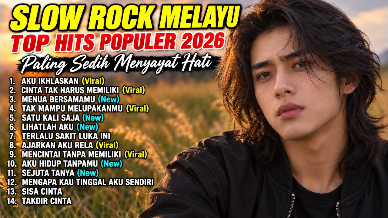 SLOW ROCK MELAYU TERBAIK 2026 / CINTA TAK HARUS MEMILIKI / Full Album Lagu Malaysia Menyayat Hati cover art