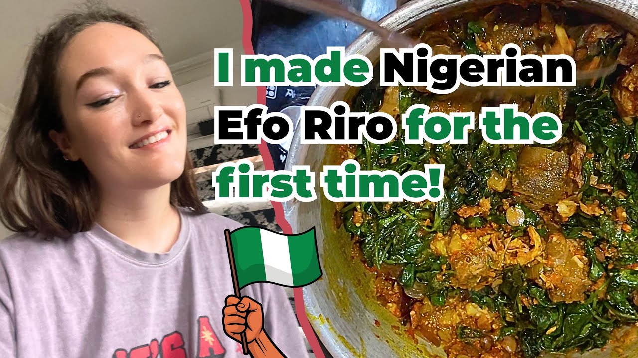 I Tried Cooking Efo Riro for the First Time 🇳🇬 | Nigerian Vegetable Soup cover art
