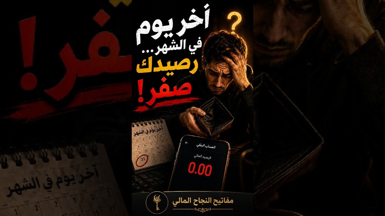 أخر يوم في الشهر، رصيدك صفر. هل تعرف كيف؟ #الثقافة_المالية #ادارة_المال #عادات_الأثرياء #اكسبلور cover art