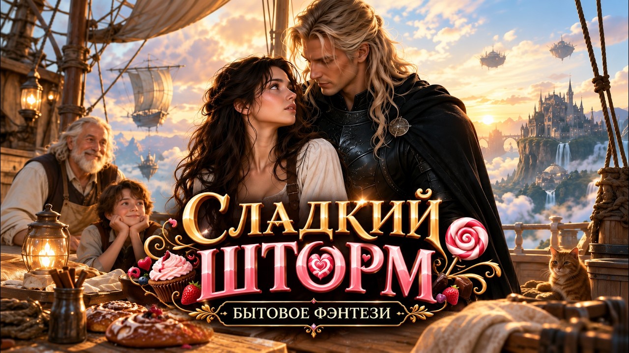 ПОЛНАЯ АУДИОКНИГА — СЛАДКИЙ ШТОРМ | БЫТОВОЕ ФЭНТЕЗИ cover art