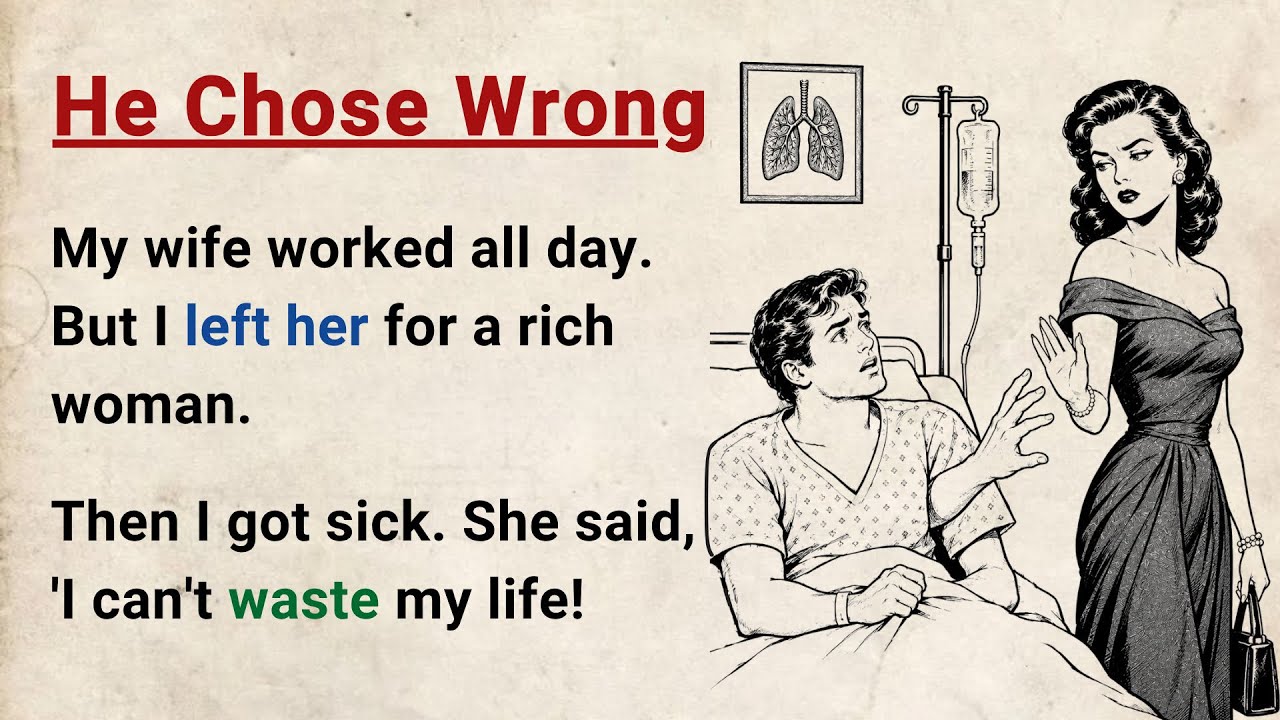 Learn English through Stories Level 3 ⭐ He Chose Wrong - Improve your English | English Audio Story cover art
