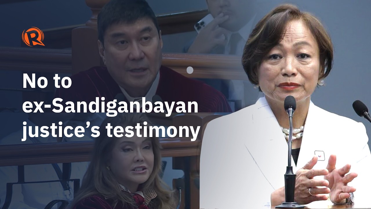 Raffy Tulfo, Imee Marcos question presentation of ex-Sandiganbayan justice as witness cover art