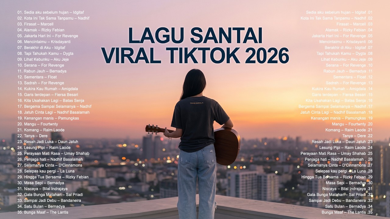 Lagu Santai Terpopuler Viral TikTok 2026 🎧🔥 — Lagu Pop Indonesia Terbaru & Paling Hits 2026 💗🍃 cover art