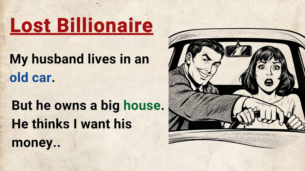 Learn English through Stories Level 3 ⭐ The Lost Billionaire - Improve your English | English Audio cover art