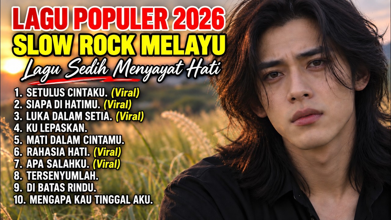 SLOW ROCK MELAYU TERBAIK 2026 / SETULUS CINTAKU / Full Album Lagu Malaysia Paling Menyayat Hati cover art
