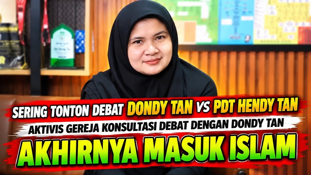 2 TAHUN TONTON DEBAT PENDETA VS DONDY TAN AKHIRNYA PILIH KATEGORI KONSULTASI DAN AKHIRNYA SYAHADAT cover art