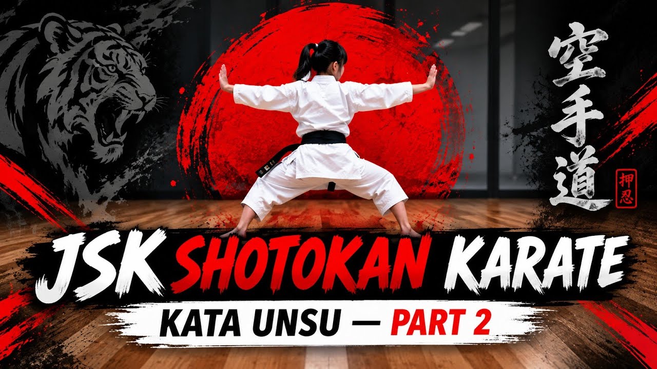 SHOTOKAN JSK KARATE KATA UNSU PART TWO-2.. Japan Shotokan Karate Association..