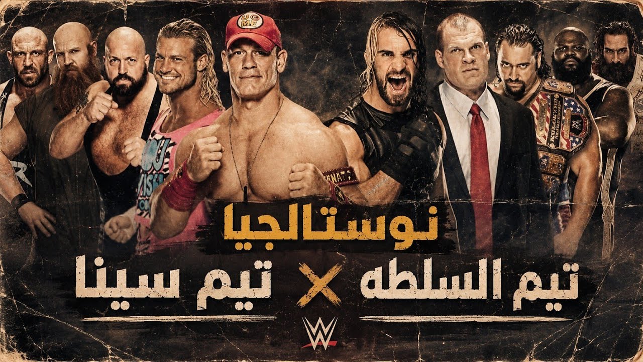 نوستالجيا | تيم جون سينا ضد تيم تربل إتش《السلطة》.. أعظم مبارايات WWE! 🔥