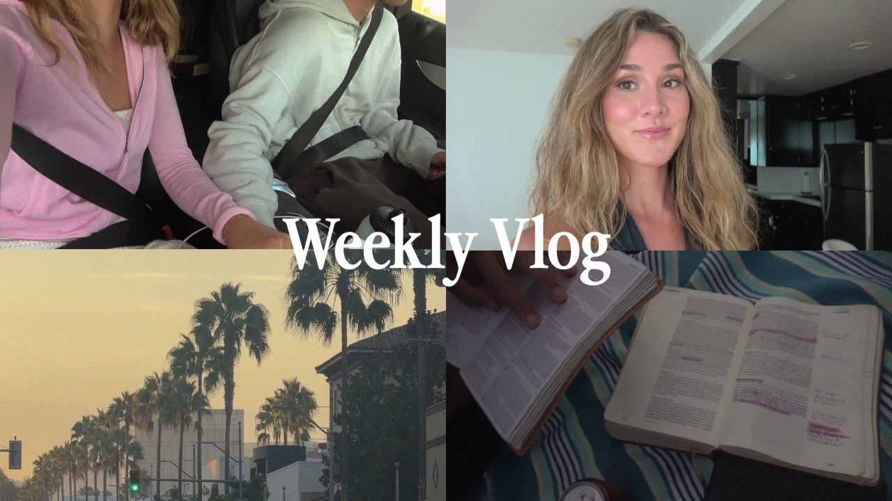 weekly vlog: christian community, dating, recent favs, beach days | Ashley Hetherington cover art