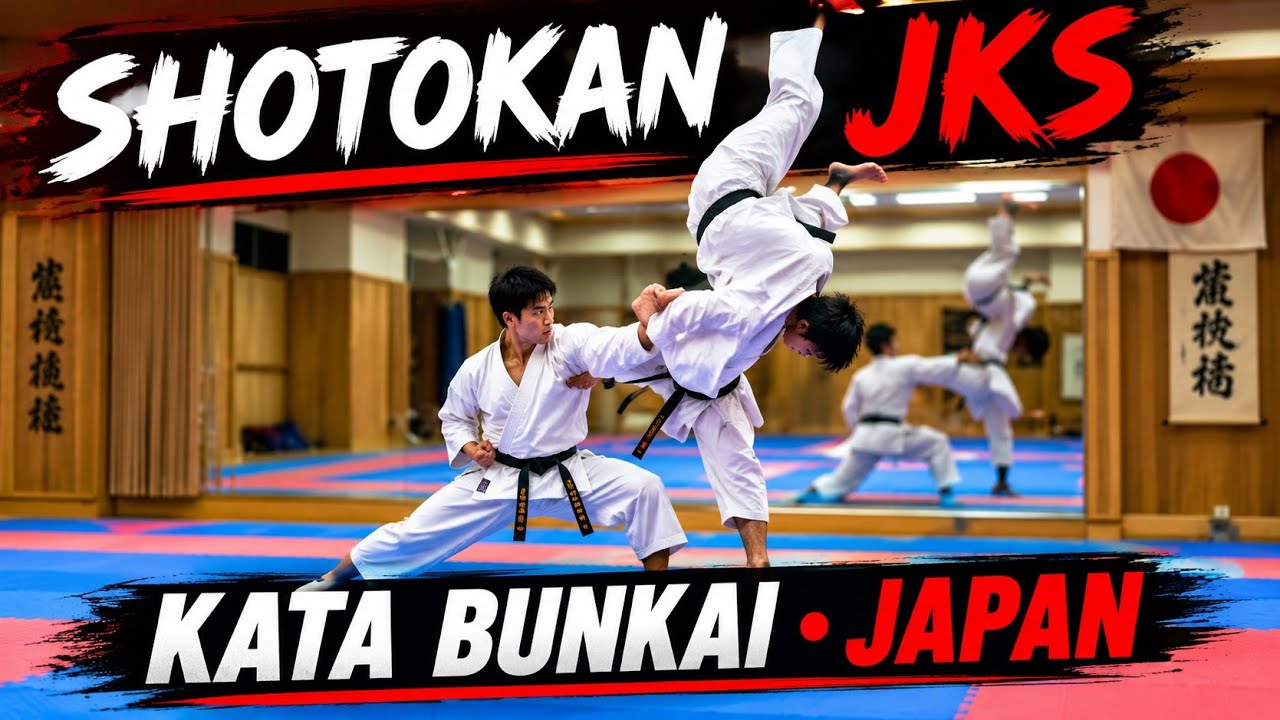 KARATE DO SHOTOKAN JKS KATA UNSU BUNKAI.. JAPAN 🇯🇵..
