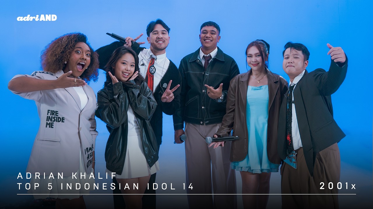 adriAND 39: Adrian Khalif & Top 5 Indonesian Idol 14 - 2001x cover art