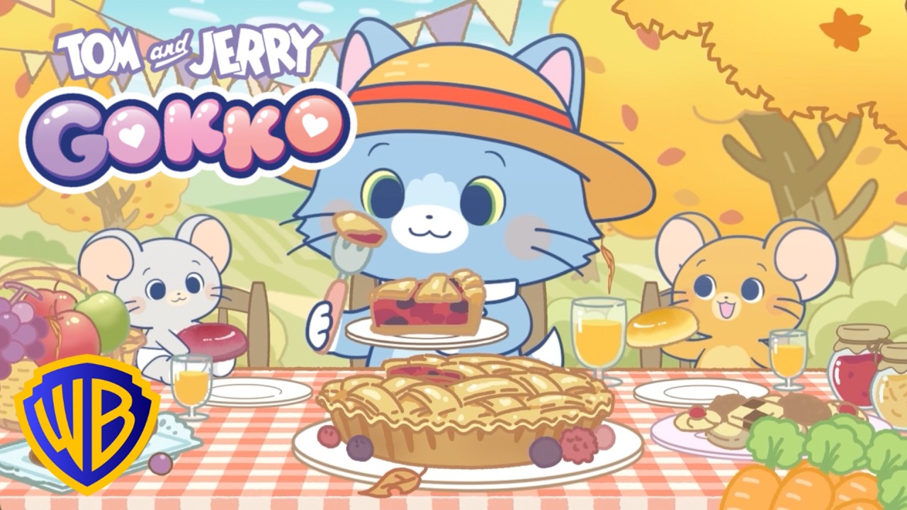 Mid-Aww-tumn Festival! 🌕 | Tom and Jerry Gokko FULL EPISODES | WB Kids cover art