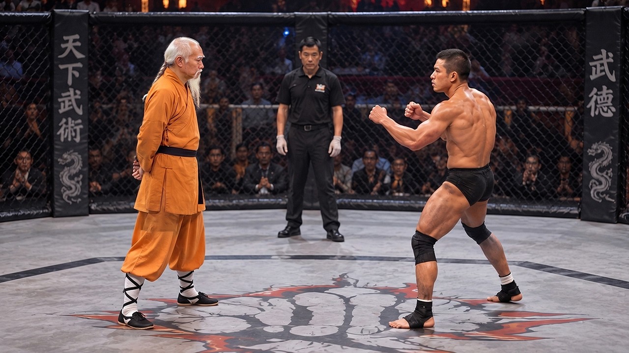 They Thought This Elderly Master Was Too Old… Until He Faced a Young MMA Fighter