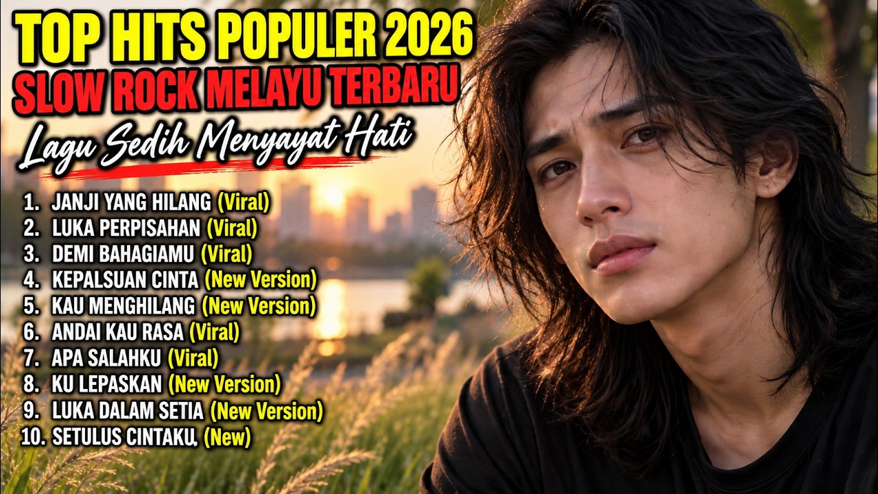 SLOW ROCK MELAYU TERBARU 2026 | JANJI YANG HILANG | Full Album Lagu Sedih Menyayat Hati cover art