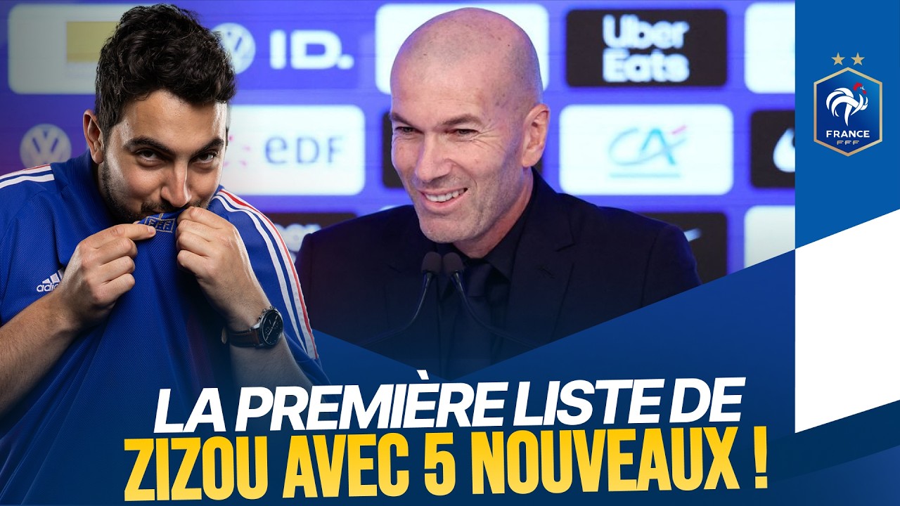 🇫🇷u200b Du neuf et des choix forts : la première liste de Zidane ! cover art
